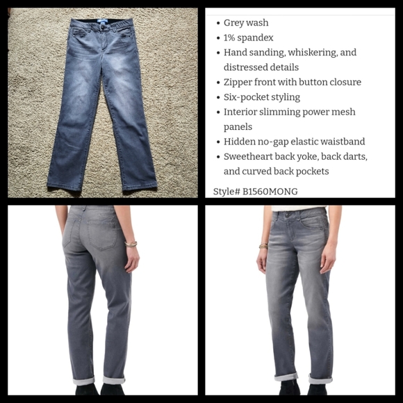 Democracy Denim - Democracy Absolution grey Straight leg jeans Size 10P